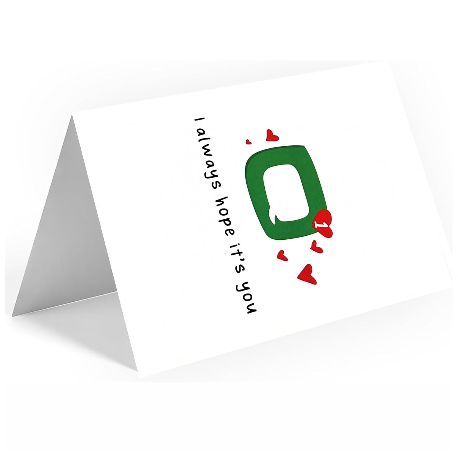 Anniversary Card, Her Him/Girlfriend Wife/Husband Boyfriend, Friendship Thank You Birthday Romantic Greeting Card (I Always Hope It'S You)