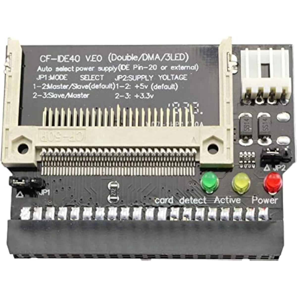 Cf To 40-Pin Ide Adapter Compact Flash Cf To Ide Bootable Converter