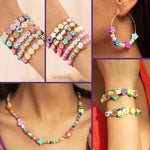 2300Pcs Polymer Clay Beads Bracelet Making Kit, 24 Style Cute Fun Beads For Friendship Bracelets Letter Beads Charms Kit For Jewelry Making Diy Arts And Crafts Birthday Gifts Toys For Kids