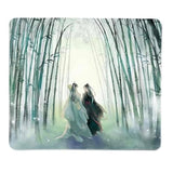 The Untamed Mo Dao Zu Shi Danmei Novel Tv Show Non-Slip Mousepad Gaming Computer Mouse Pad Gaming Desktop Laptop Mouse Pad With Stitched Edge 7.1 X 8.7 Inches