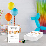 4"X6" Birthday Party Invitation Cards With Envelopes Set Of 20, Pet Puppy Dogs Birthday Party Supplies For Boys, Girls, Kids Or Teens Happy Birthday Celebration Invitation/Shengri-A024