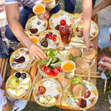 250 Pcs Bee Party Disposable Tableware Set Paper Plates And Napkins Cups Supplies Tea Party Theme Dinner Dinnerware For Birthday Bridal Baby Shower Wedding Decoration Serves 50