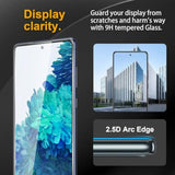 3 Pack Tempered Glass Screen Protector For Samsung Galaxy S20 Fe + 3 Pack Camera Lens Protector, Anti-Fingerprint, 9H Hardness, Scratchresistant, Easy To Install, Case Friendly