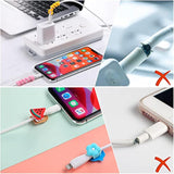 40 Pieces Phone Protect Accessory Charging Cable Protectors Cute Charger Protectors Cord Saver Usb Charger For Cellphone Data Lines, Various Styles