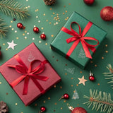1000Pcs Clear Christmas Tree Stickers Roll Silver Foil Xmas Tree Seal Stickers Self-Adhesive Label Decals For Winter Holiday Envelope Invitation Card Gift Decor, 6 Designs