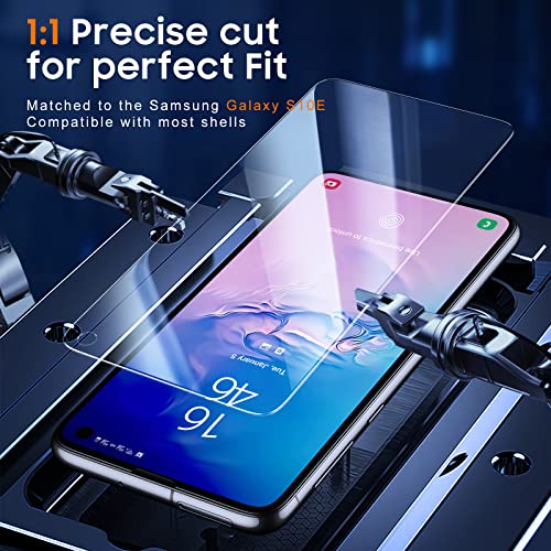 [3 Pack for Samsung Galaxy S10e Screen Protector, Tempered Glass 9H Hardness Bubble Free Screen Cover