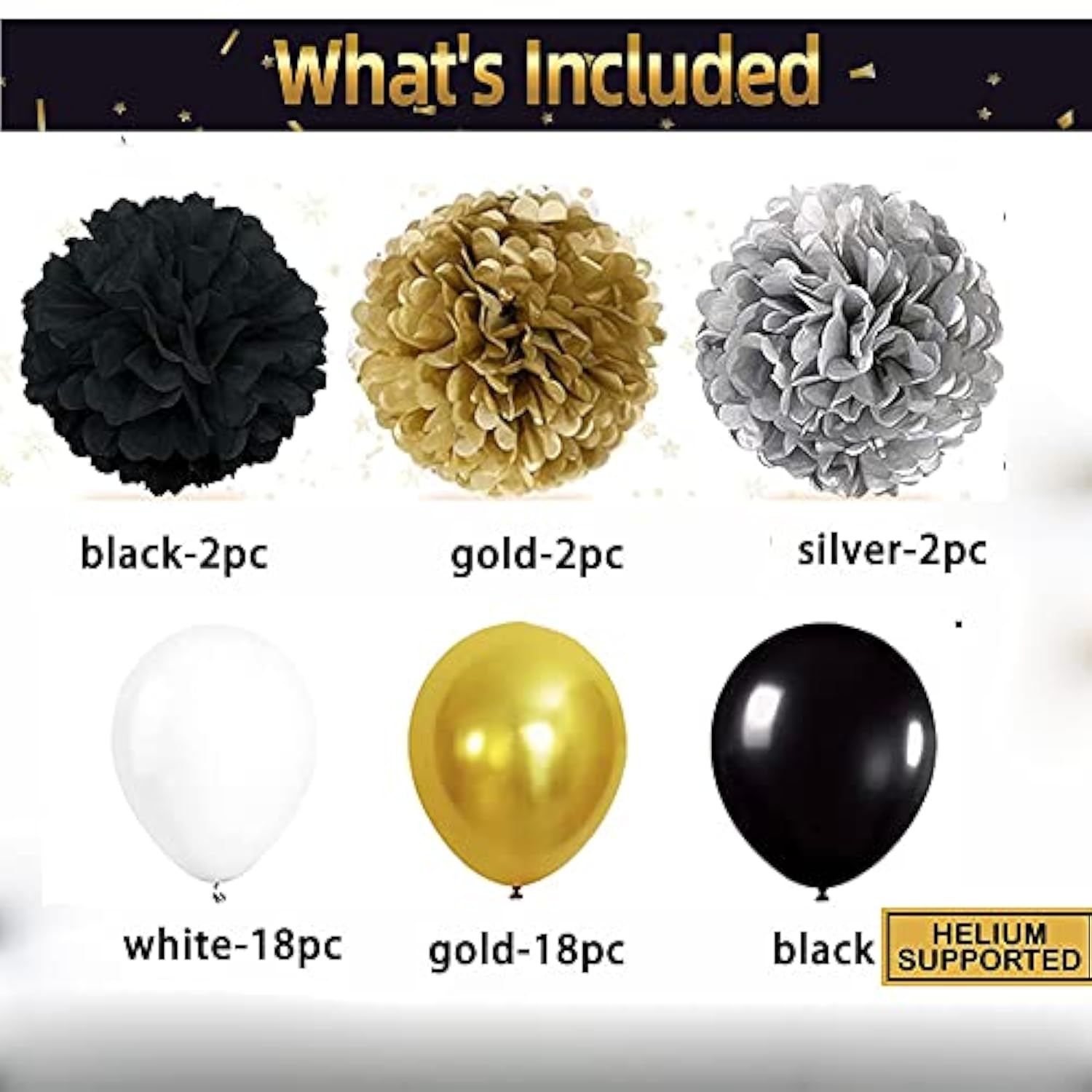 New Year 2026 Decorations Party Supplies Banner Balloons Curtains Stars