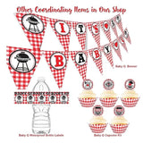 I Do Bbq Banner - Engagement Banner - Picnic Engagement Party Supplies - Bbq Engagement Party Decorations - Banner