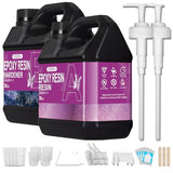 Epoxy Resin Kit 72Oz?Newly Formulated Crystal Clear Epoxy Resin?Strong, Bubble-Free, Anti-Yellowing Art Resin That?Suitable For Casting, Diy, Resin Art, Molds, Jewelry, Easy To Mix 1:1 Ratio