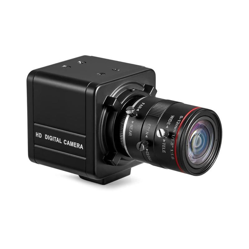 4K@30Fps Yuy2 Uhd Usb Camera Varifocal Manual 6-12Mm Lens Webcam 1/4“Screw Mou