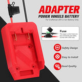 Power Wheels Adapter For Craftsman 20V Dock Power Connector 12 Gauge Robotics Rc Toy & Car,E-Bike(With Wire Terminals & 30A Fuse)