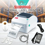 2054A Shipping Label Printer For Windows Mac Chromebook Android, Supports Ebay Paypal Etsy Shopify Shipstation Stamps Ups Usps Fedex Dhl, Roll & Fanfold 4X6 Direct Thermal Label