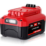 Upgraded Dsanke Cmcb204 6000Mah 20V Lithium-Ion Battery Replacement For Craftsman V20 Lithium Ion Battery Cmcb204 Cmcb204-2 Cmcb202 Cmcb202-2 Cmcb201 Craftsman V20 Battery