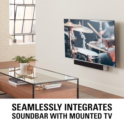 Soundbar Mount For TV Mount Bracket - Height & Depth Adjust, Moves In-Sync With TV, Supports Sound Bars Up To 20 lbs - SASB1-B1