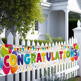 Congratulations Banner – Proud of You Graduation & Prom Decorations (6x1.3ft