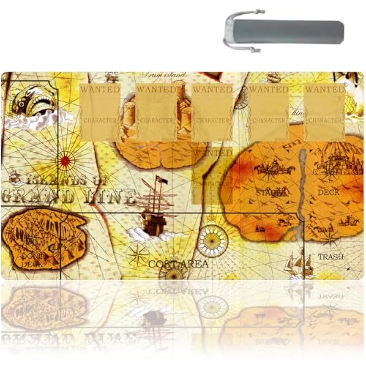 Opcg Playmat Card Mat Duel Mat Gaming Competition Pad Card Binder Deck 23.6X13.7In