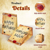 28 Pcs Wizard Party Favor Bags Magical Treat Bags Paper Goodie Candy Bags Magical Wizard Birthday Party Favors For Kids Boy Girl Birthday Decor Gift Supplies