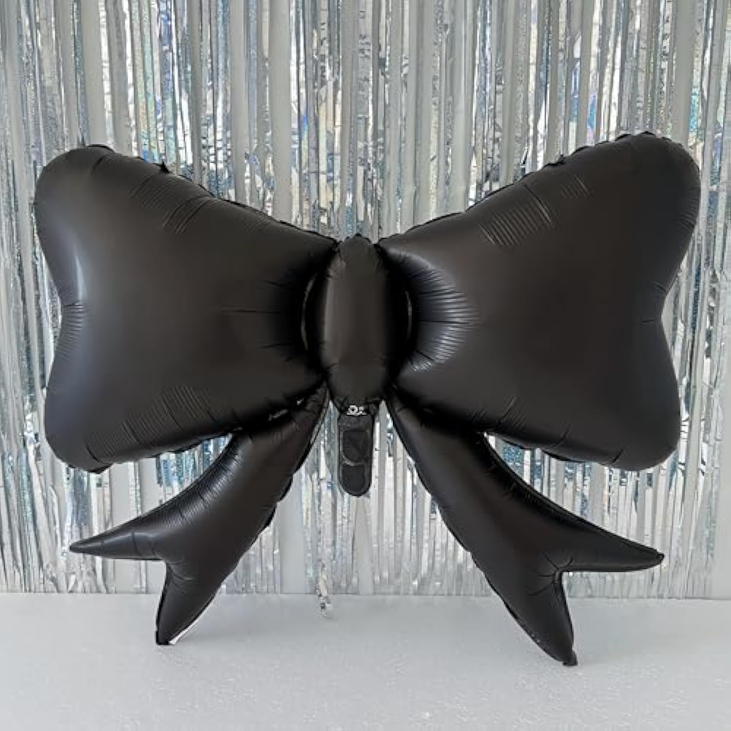5Pcs Black Bow Balloons Retro Classic Gothic Palace Princess Wedding Decor