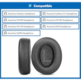 Professional Earpads Cushion Replacement Compatible With Avantree Audition, Audition Pro Ht5009, Ht4189, Ht3189, Dg59, As9Pa, As9Pa Headphones Ear Pads With Skin-Friendly Leather