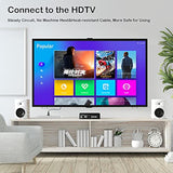 Power Cord, 15Ft Ac Power Cable 7A 125V Tv Power Cord 18Awg 2 Prong Power Cable Replacement For Sony Ps4, Ps5, Ps3, Game Console, Speaker, Monitor, Hdtv, 4K Tv, Printer, Laptop Power Supply