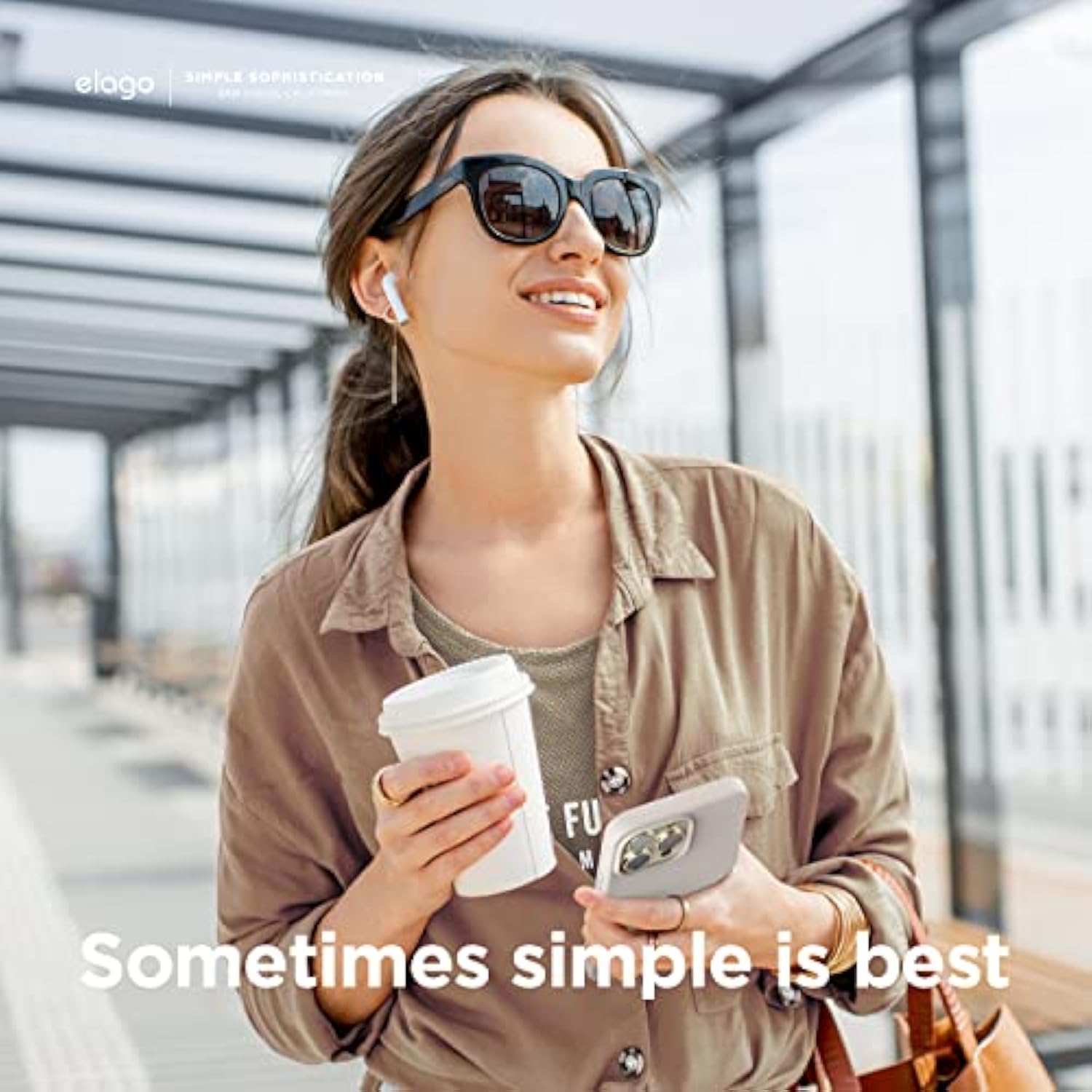 elago Compatible with iPhone 13 Pro Max Case, Liquid Silicone Case, Full Body Screen Camera Protective Cover, Shockproof, Slim Phone, Anti-Scratch Soft Microfiber Lining, 6.7 inch (Stone)