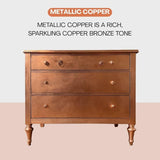 | Furniture Diy Metallic Copper Bronze Paint | Art Craft Walls Opaque - Pouring Paint (8 Oz)