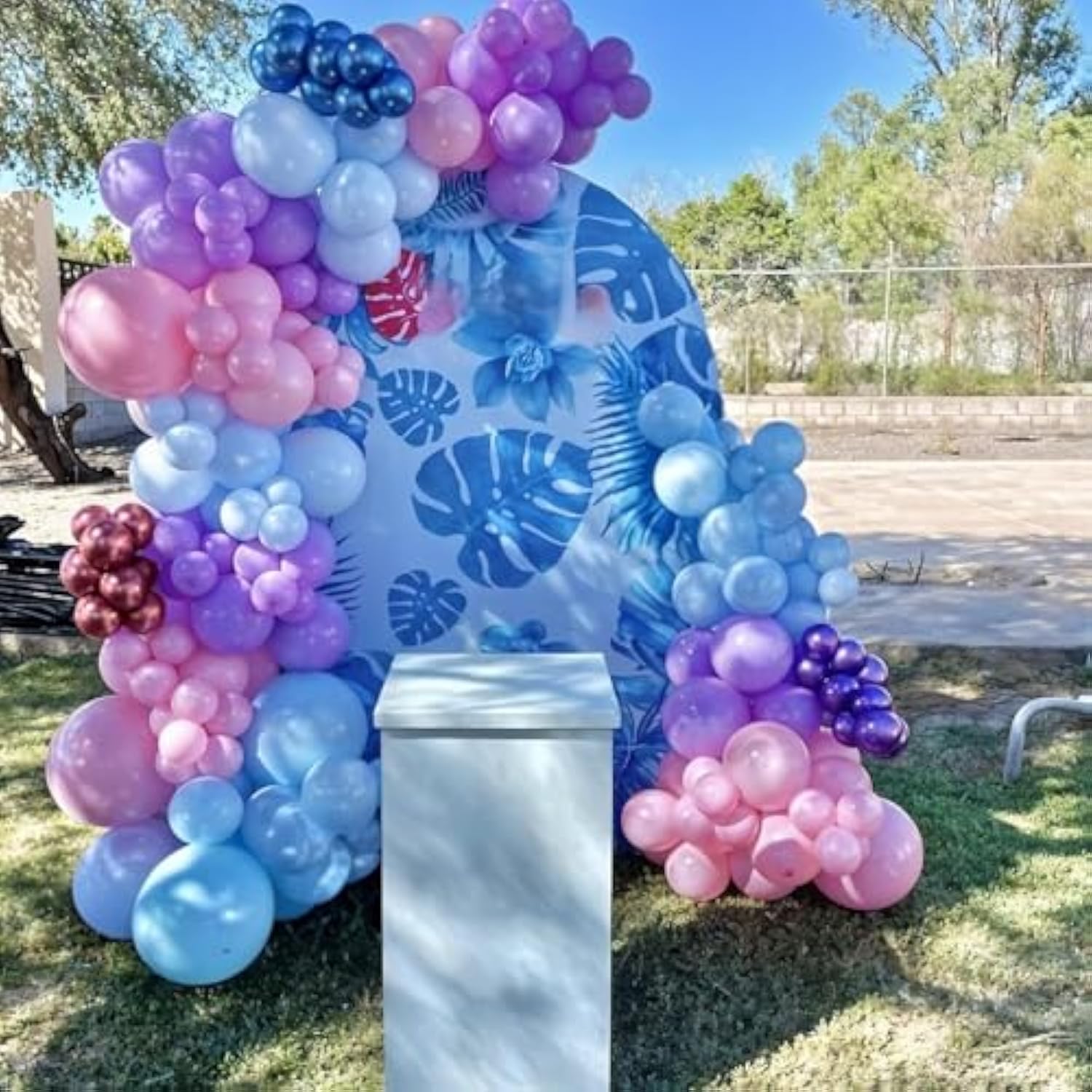 12-Inch Pink & Blue Balloon Set for Gender Reveal & Party Décor