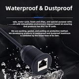 1M Waterproof Dustproof Screw Locking Cat6 Rj45 Male To Female Lan Ethernet Ne
