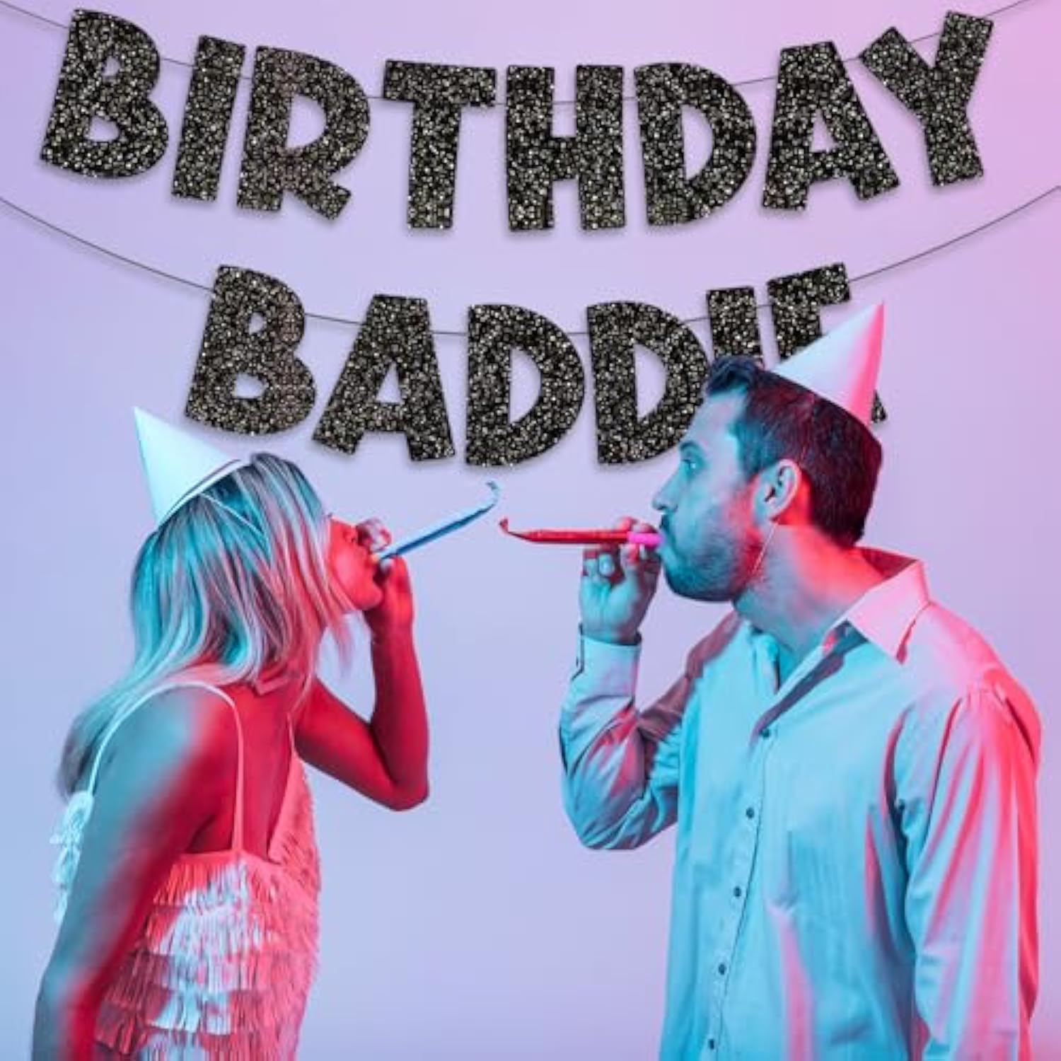 Birthday Baddie Banner, Black Funny Birthday Banner For Women And Men Birthday Party Decorations And Supplies. It'S My Birthday Banner | Birthday Crew Banner | Birthday Boy Banner