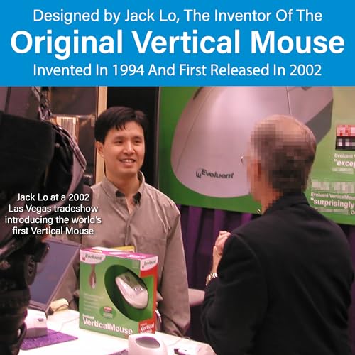 Inventor Of The Vertical Mouse Vm4Sw Ergonomic Vertical Mouse Right Hand Small Wireless Usb, Sculpted For Comfort, Reduces Wrist Strain, 4 Speeds, 6 Customizable Buttons In Windows