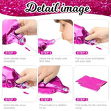 Hot Pink 13th Birthday Decorations for Girls with Banner & Balloons