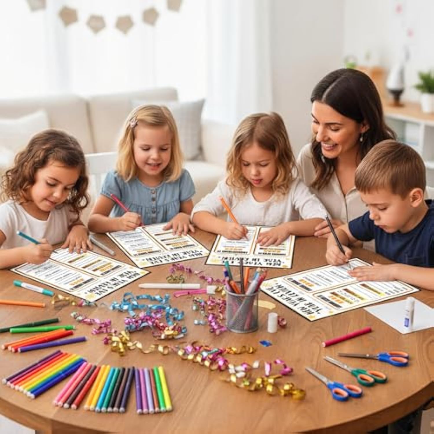 2026 New Year Games 24 Players Time Capsule Worksheet Family & Classroom Activity