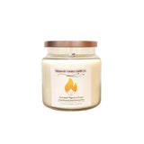 Caramel Popcorn Craze Scented Candle | 16 Oz | Virgin Coconut Soy Blend | Crackling Wooden Wick | | Non-Toxic | Large (Caramel Popcorn Craze)
