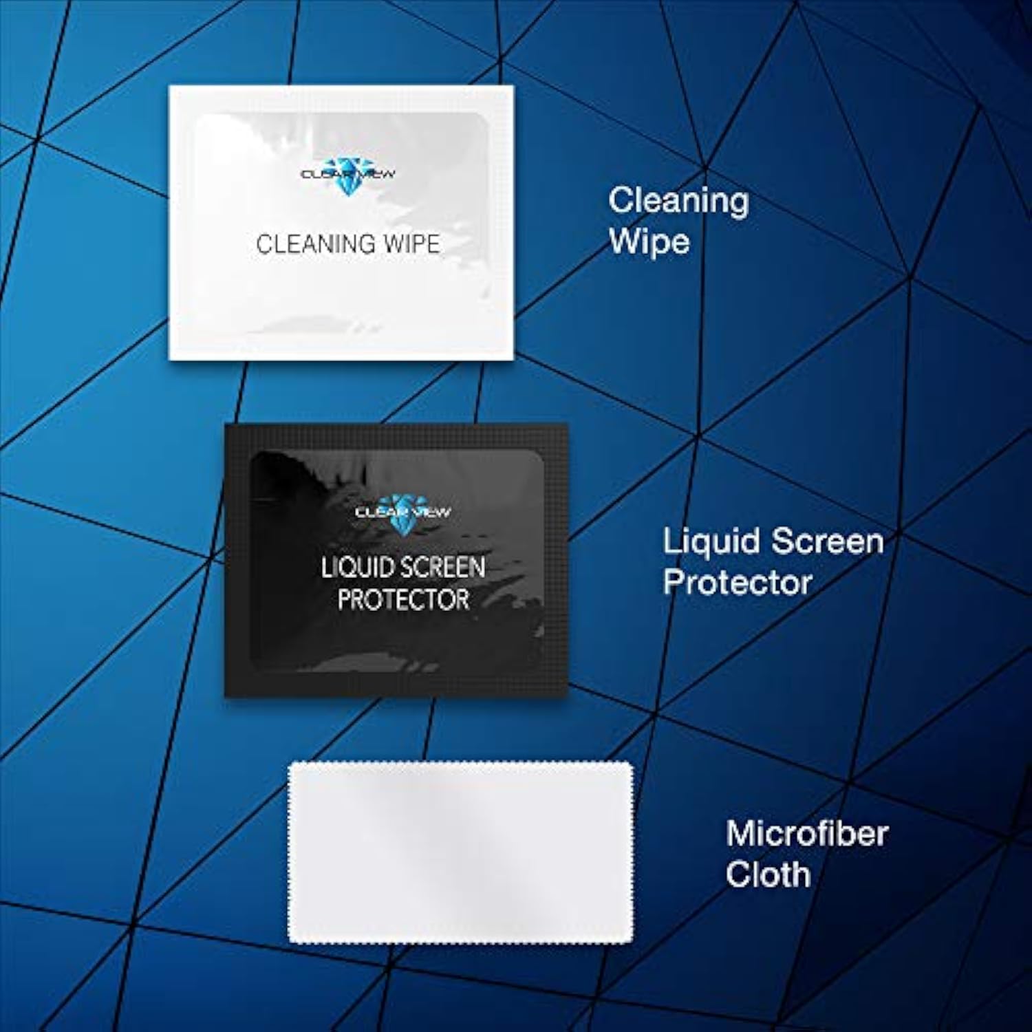 CLEARVIEW Liquid Glass Screen Protector | Covers up to 6 Devices | for All Smartphones Tablets and Watches
