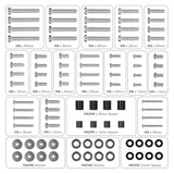 Mount-It! Universal TV Mounting Hardware Kit - VESA Wall Mount Screws, Washers & Spacers (M4, M5, M6, M8) for TVs and Monitors - Fits 19" to 85"