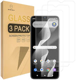 Screen Protector Compatible With Cricket Debut S3 [Tempered Glass] [3-Pack] [Japan Glass With 9H Hardness]