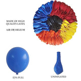 Race Car Birthday Party Supplies - 153 Pcs Car Wheels Birthday Balloon Garland Arch Kit, Red Yellow Blue Black Checkered Foil Balloon Arch For Racing Car Monster Party Decorations