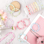 1425 Pcs Glass Beads For Bracelets, 48 Colors 8Mm Crystal Glass Beads For Jewelry Making Round Friendship Bracelet Making Kit Bead Diy Crafts For Birthday Gifts