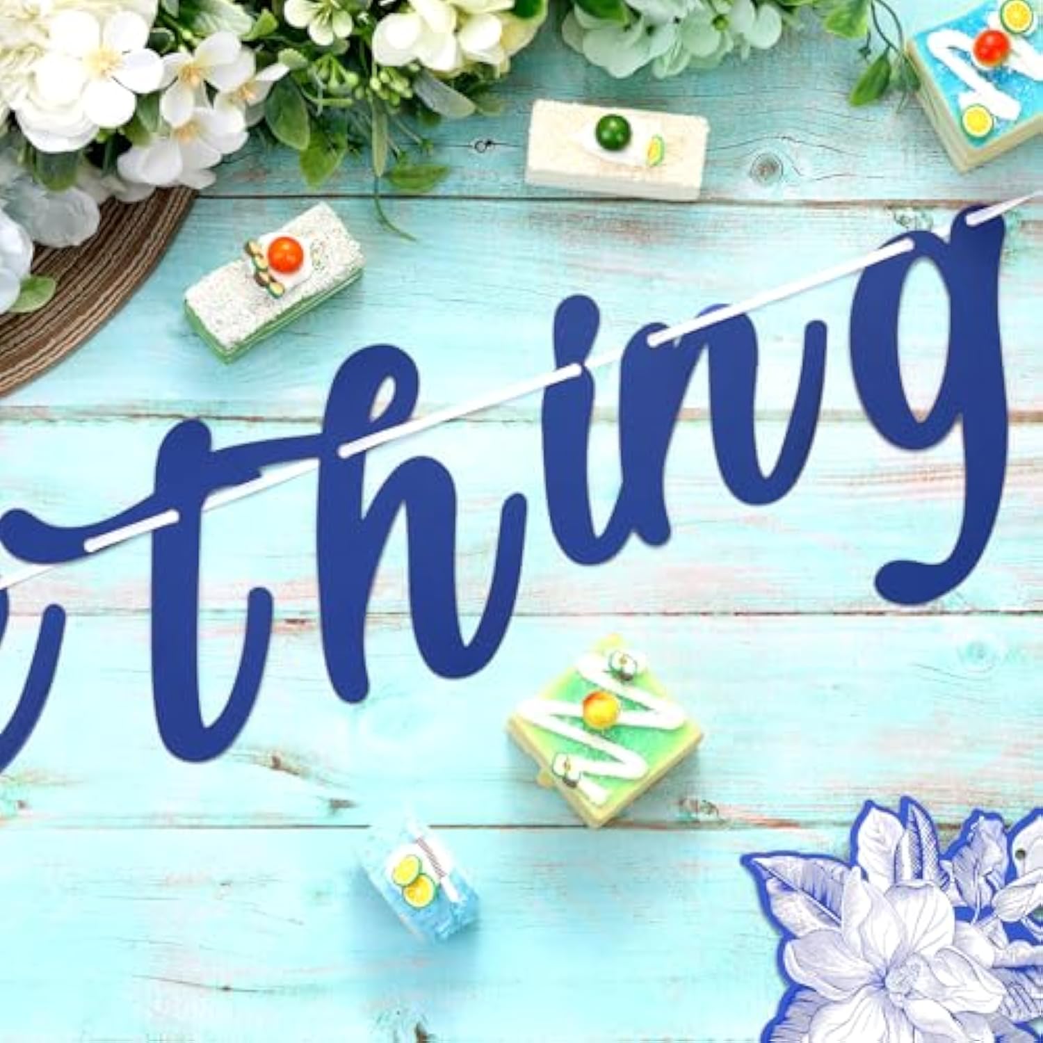 Something Blue Before I Do Banner For Women Girl, Something Blue Bridal Shower Decoration No Diy Reqired Banner For Bridal Shower Bachelorette Engagement Wedding Party