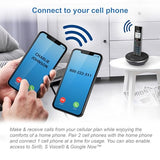 Ls6381 Dect 6.0 Cordless Phone With Bluetooth Speaker, Echo Cancellation, Noise Reduction, Music Streaming, Landline Phone With Answering Machine Easy To Read Smart Call Blocker