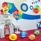 36 Pack Fish Bobber Balloons Ofishally One Birthday Decoration Latex Fish Party Balloon Under The Sea Creature Birthday Baby Shower Party Decoration Supplies, 12 Inches(Gone Fishing Style)