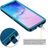 For Galaxy S20 5G Case,Shockproof Dropproof Dustproof 3-Layer Full Body Protection Rugged Heavy Duty High Impact Hard Cover Case For Galaxy S20 6.2 Inch,Turquoise