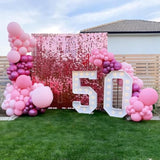 Pink Balloons Metallic Hot Pink Balloons 60Pcs 12Inch Light Pink Dark Magenta Pink Latex Balloons For Grils Birthday Princess Baby Shower Wedding Party Supplies Decoration