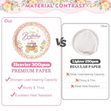 300 Pcs Princess Paper Plates Napkins, Birthday Party Supplies Include Forks Cups Straws, Summer Party Tableware Set For Kids, Serves 50 Guests