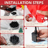Replacement 1A Blower For Christmas Inflatables, 1.25A Adapter For Christmas Yard Inflatable Blow Up Outdoor Holiday Yar