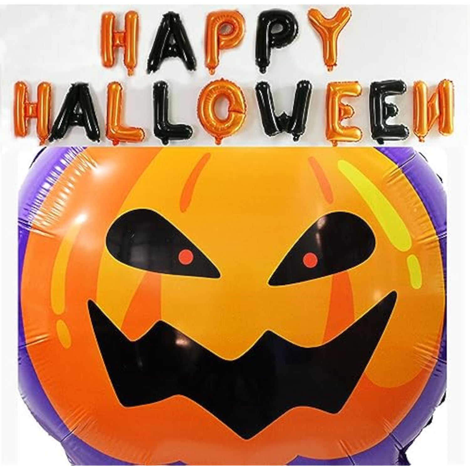 Halloween Foil Balloons: Pumpkin & Candy Party Decorations