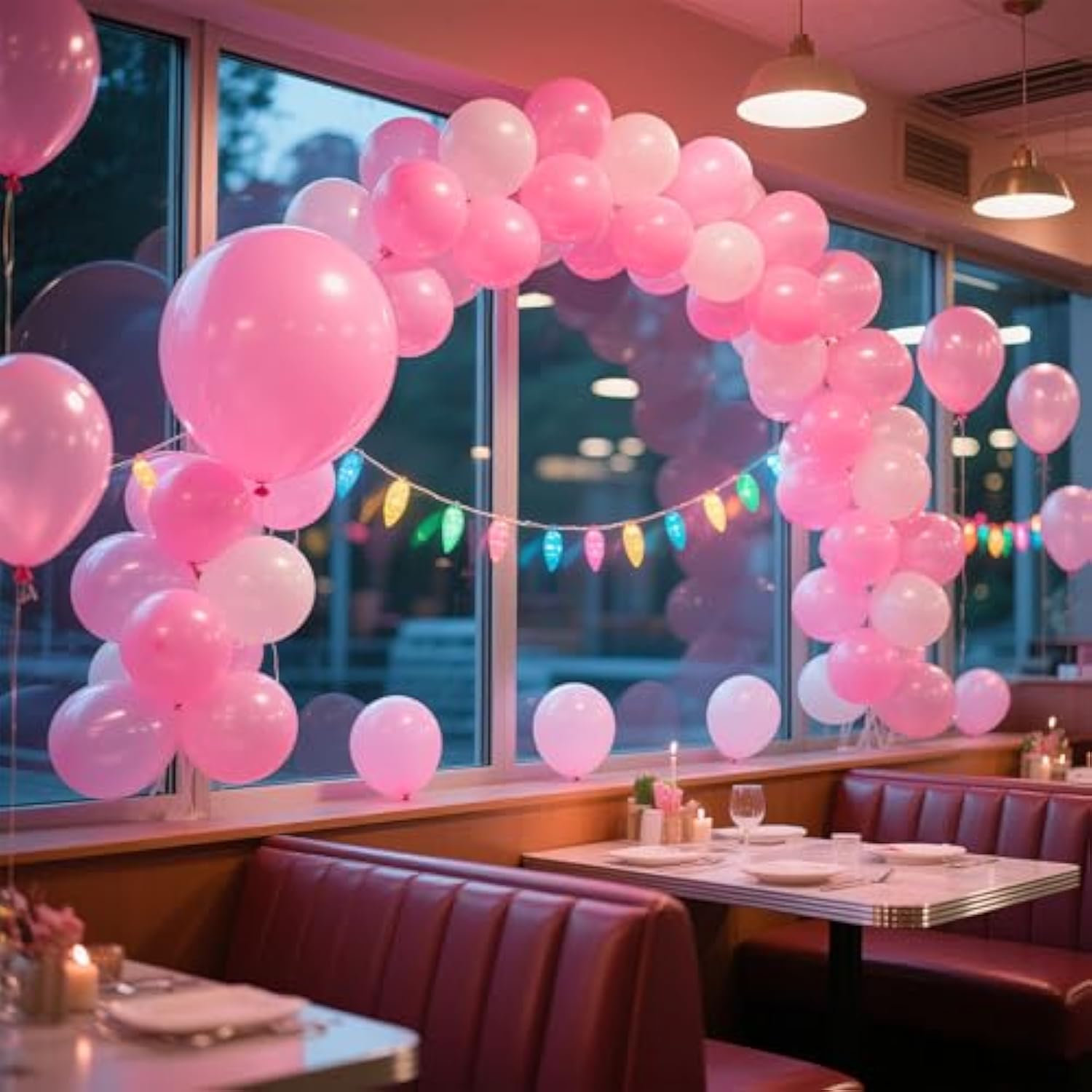 Pink Balloons Light Pink Birthday Decorations 30 Pack 18 Inch Round Gender Reveal Ballons For Birthday Wedding Anniversary Baby Shower Gender Reveal Party Decoration
