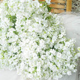 Baby Breath Gypsophila White Fake Artificial Flowers For Arrangements Diy, Wedding Bridal Bouquets, Centerpieces Party Home Decorations- 20Pc