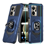 Cricket Outlast 5G AT&T Motivate Pro 5G Case with Screen Protector Blue
