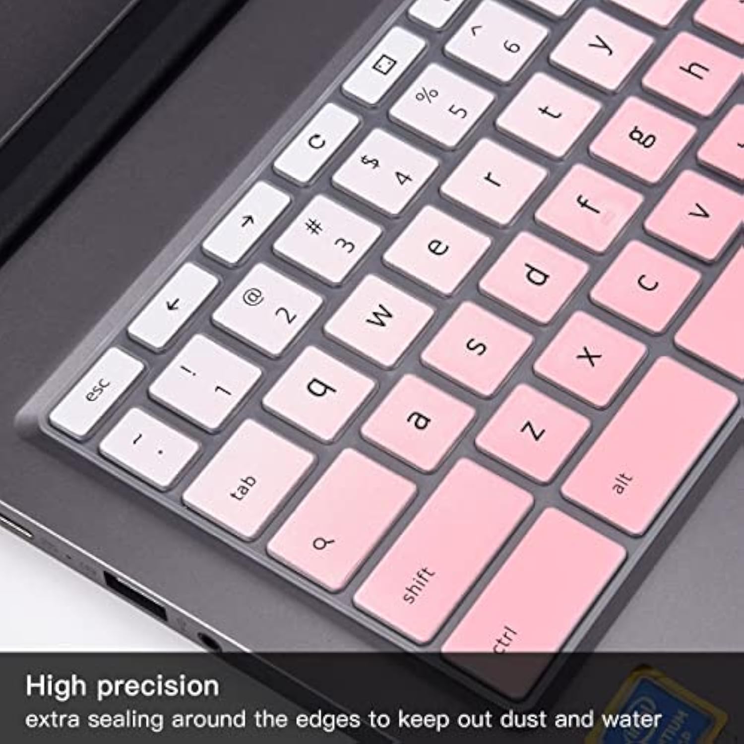 2Pcs Keyboard Cover For 15.6" Acer Chromebook 315 Cb315 715 Cb715 With Numeric